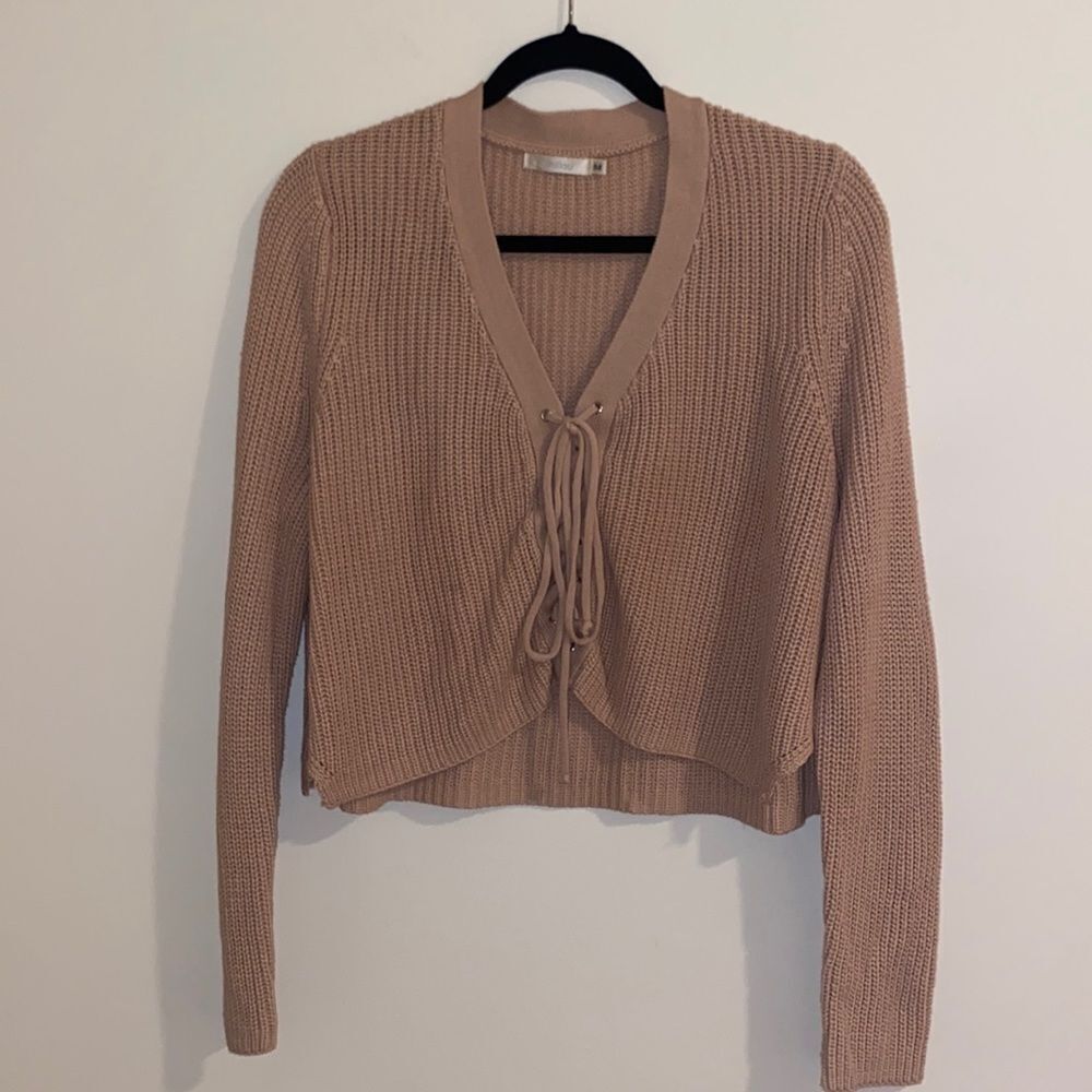 LF Lace Up Sweater - Millau Brand